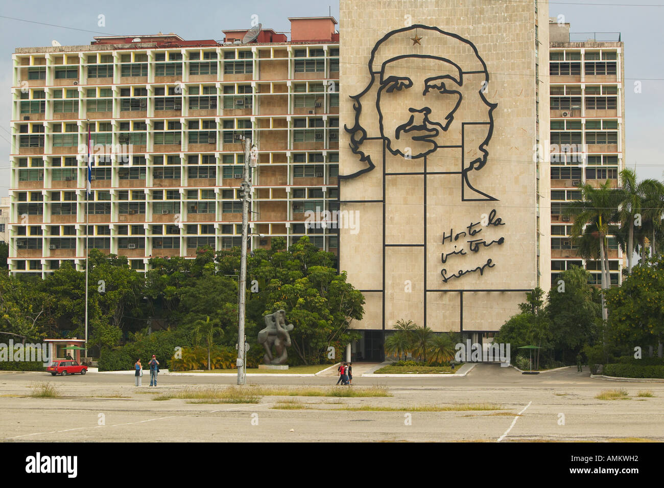 Photo de Che Guevara à La Havane révolutionnaire cubain s Plaza de la Révolution à La Havane Cuba Banque D'Images