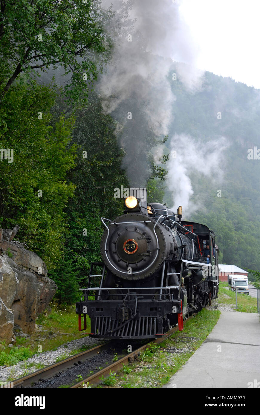 White Pass Yukon Route Railroad Skagway AK Alaska United States US Inside Passage voyage vacances d''excursion touristique Banque D'Images