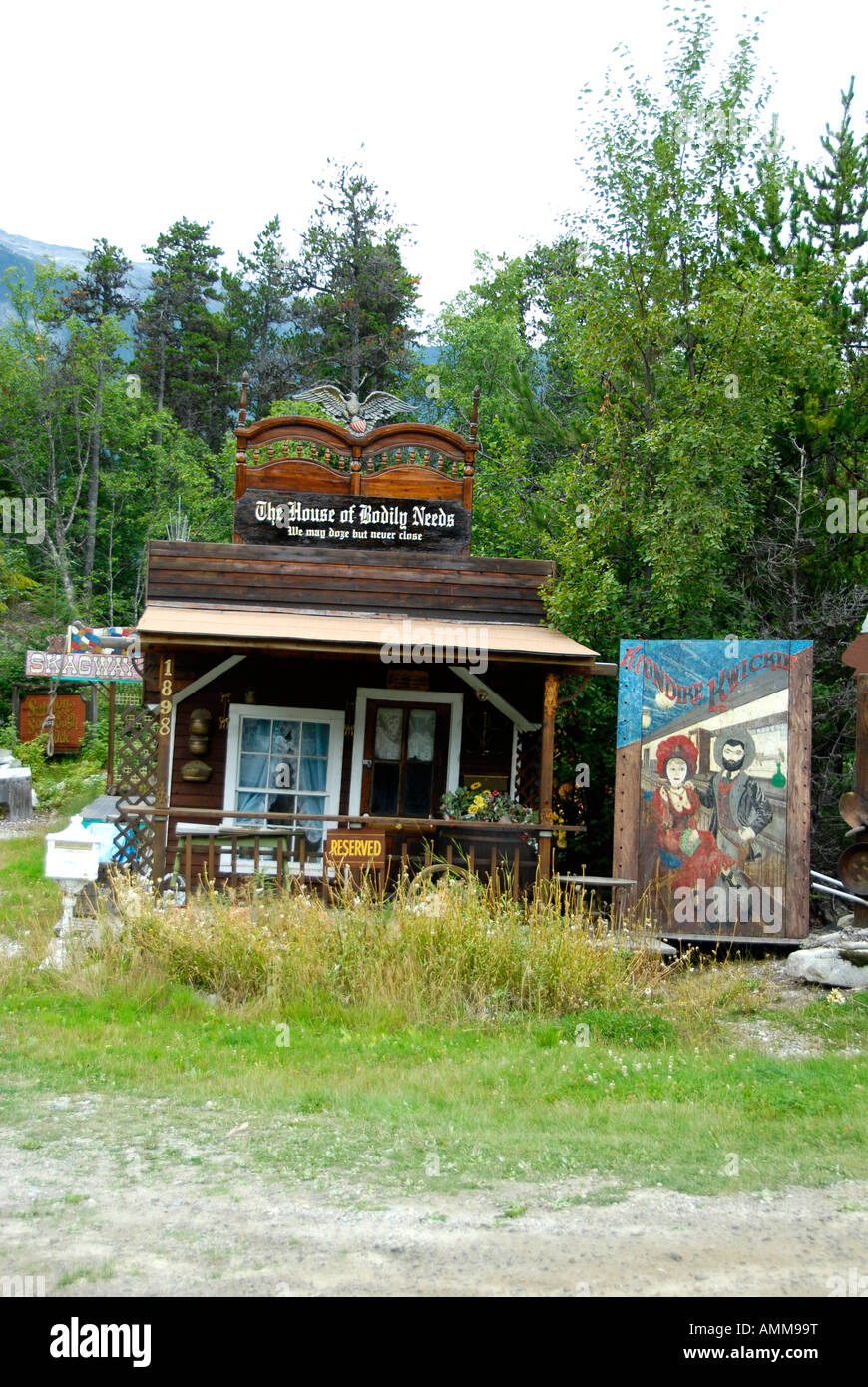 Chambre des besoins corporels Massage Skagway AK Alaska United States US Inside Passage voyage vacances tourisme touristiques service Banque D'Images