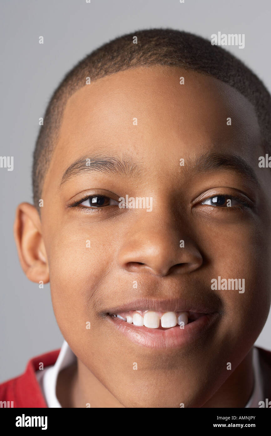 Portrait of Teenage Boy Banque D'Images