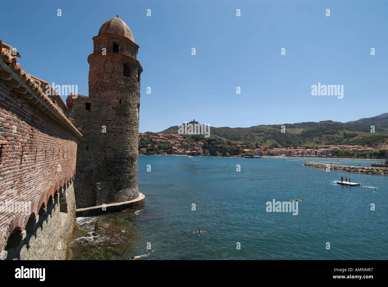Église de Collioure Banque D'Images