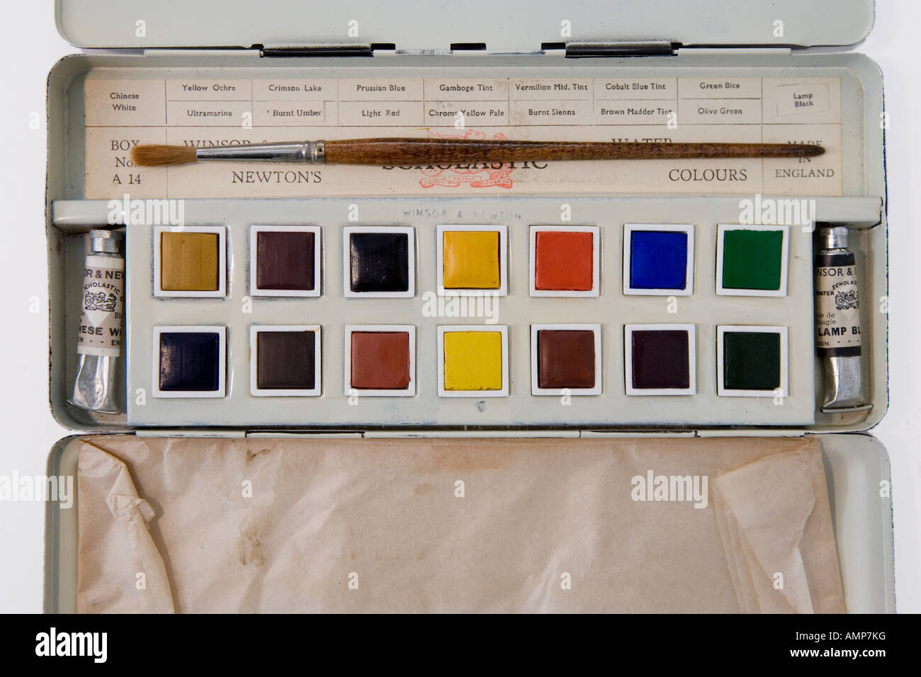 Palette aquarelle Banque D'Images