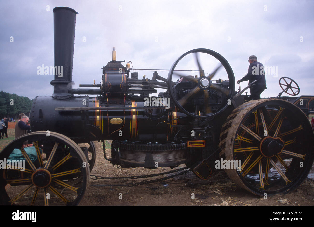 Les moteurs de traction au travail Banque D'Images