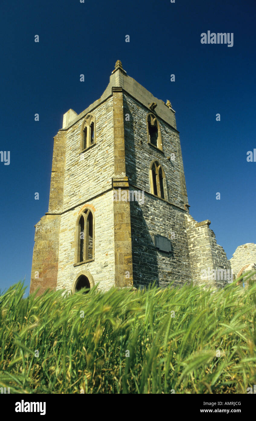 Burrow Mump (National Trust), Somerset, Royaume-Uni. Banque D'Images