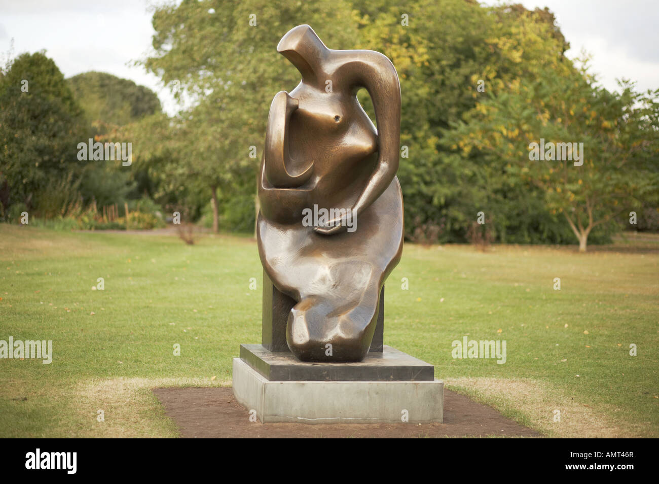 Henry Moore sculpture mère & Enfant Siège Bloc 1983-1984 Banque D'Images