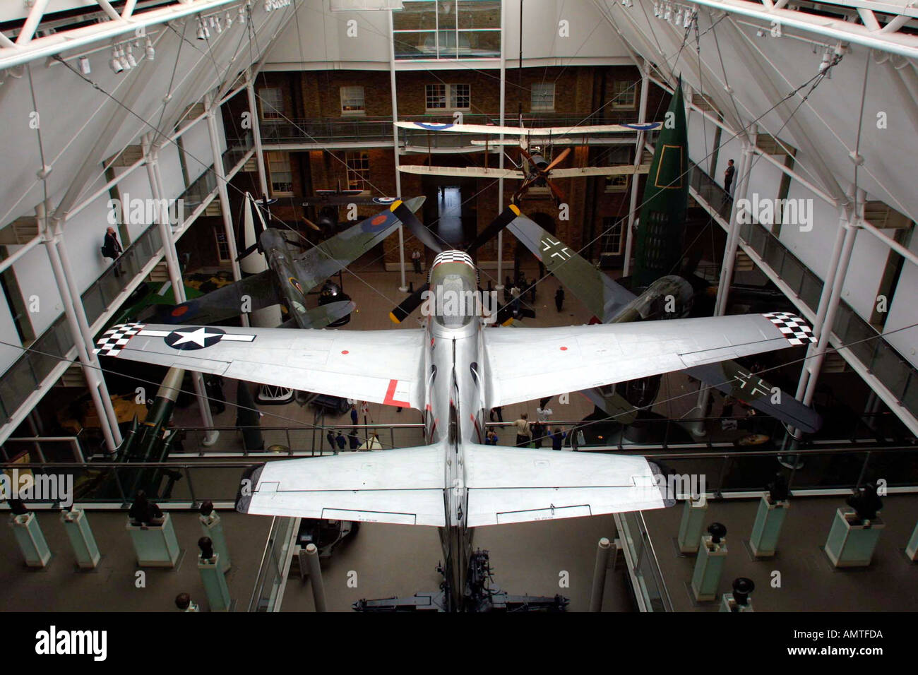 Intérieur de l'Imperial War Museum de Londres du sud GO UK Banque D'Images