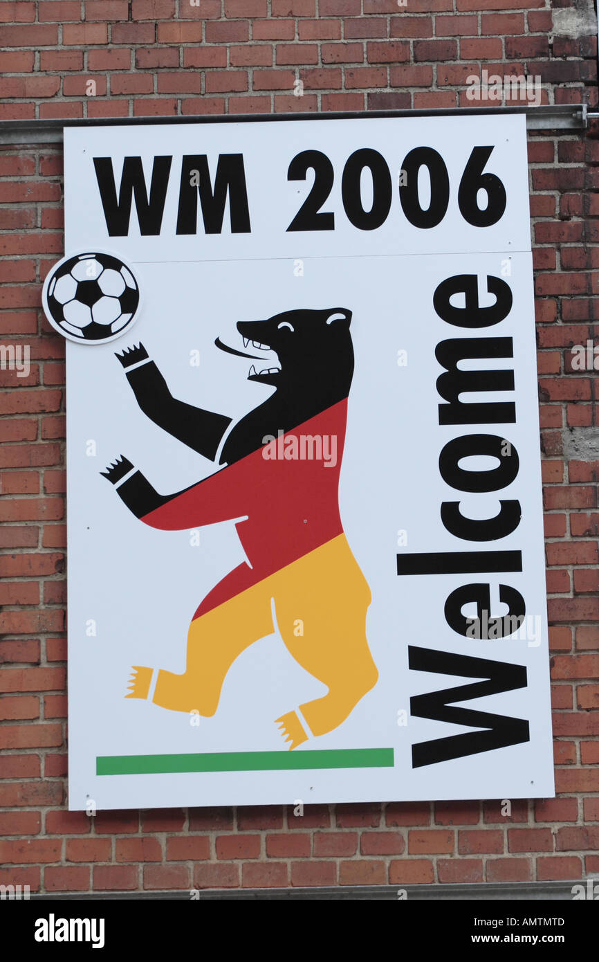 Inscrivez-WM 2006 Bienvenue Banque D'Images