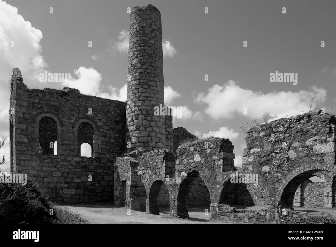 Ancienne mine d'étain Hayle Cornwall England uk Banque D'Images