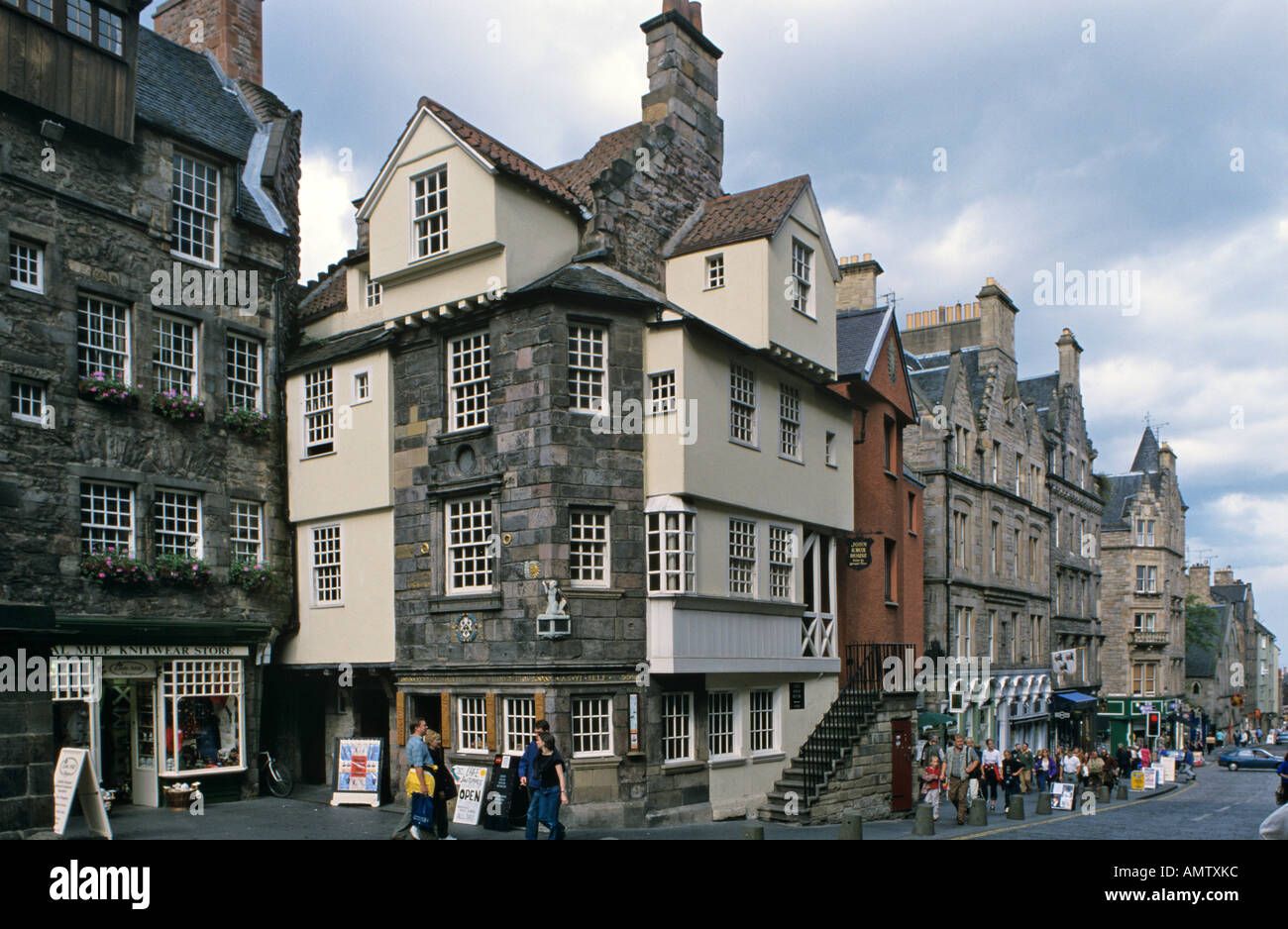 John Knox House, Édimbourg, Écosse Banque D'Images