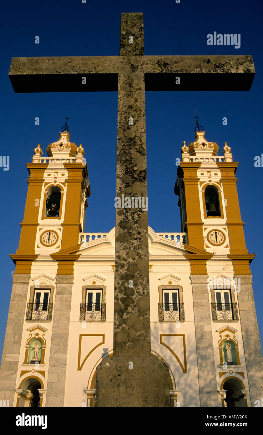 L'église de Nossa Senhora de Aires près de Viana do Alentejo, dans le sud du Portugal Banque D'Images