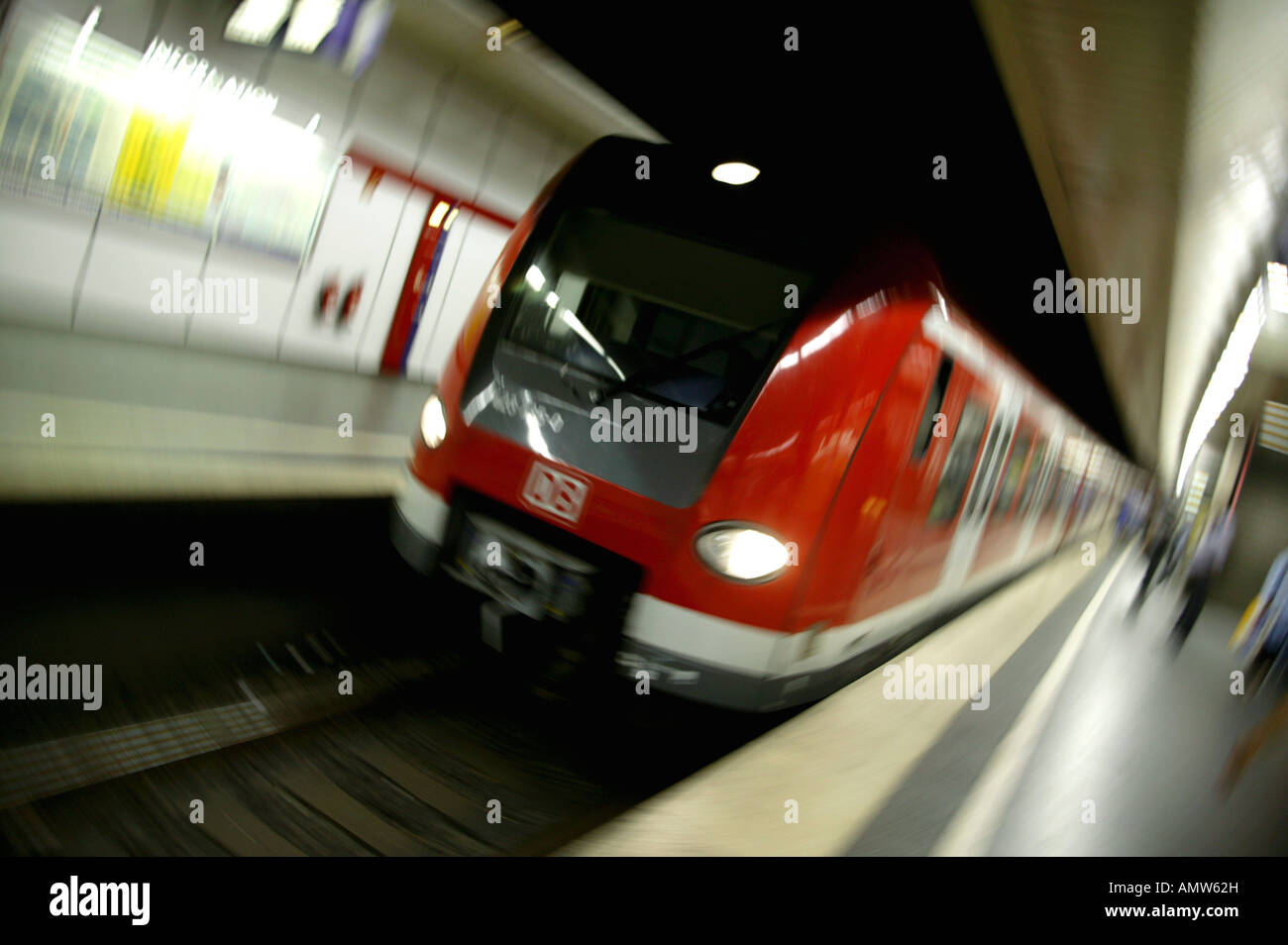 Métro allemand Banque D'Images