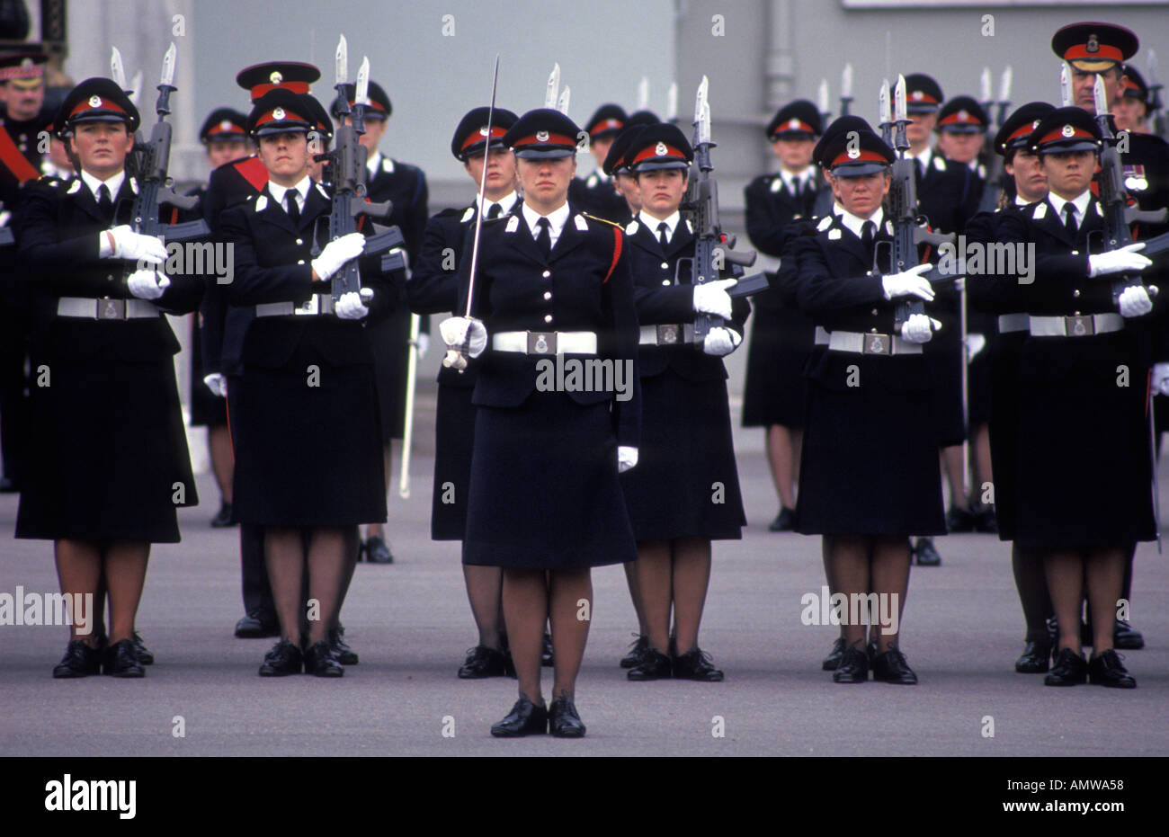 Défilé souverains Académie Royale Militaire de Sandhurst Banque D'Images