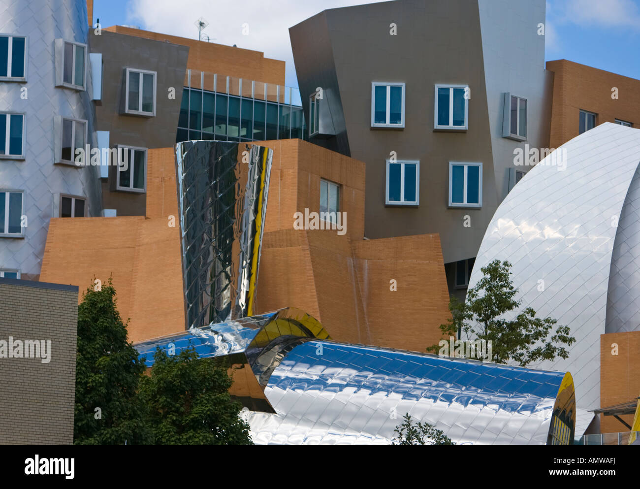 Centre de Stata pour ordinateur, Sciences de l'information et du renseignement au MIT à Cambridge, Massachusetts Banque D'Images