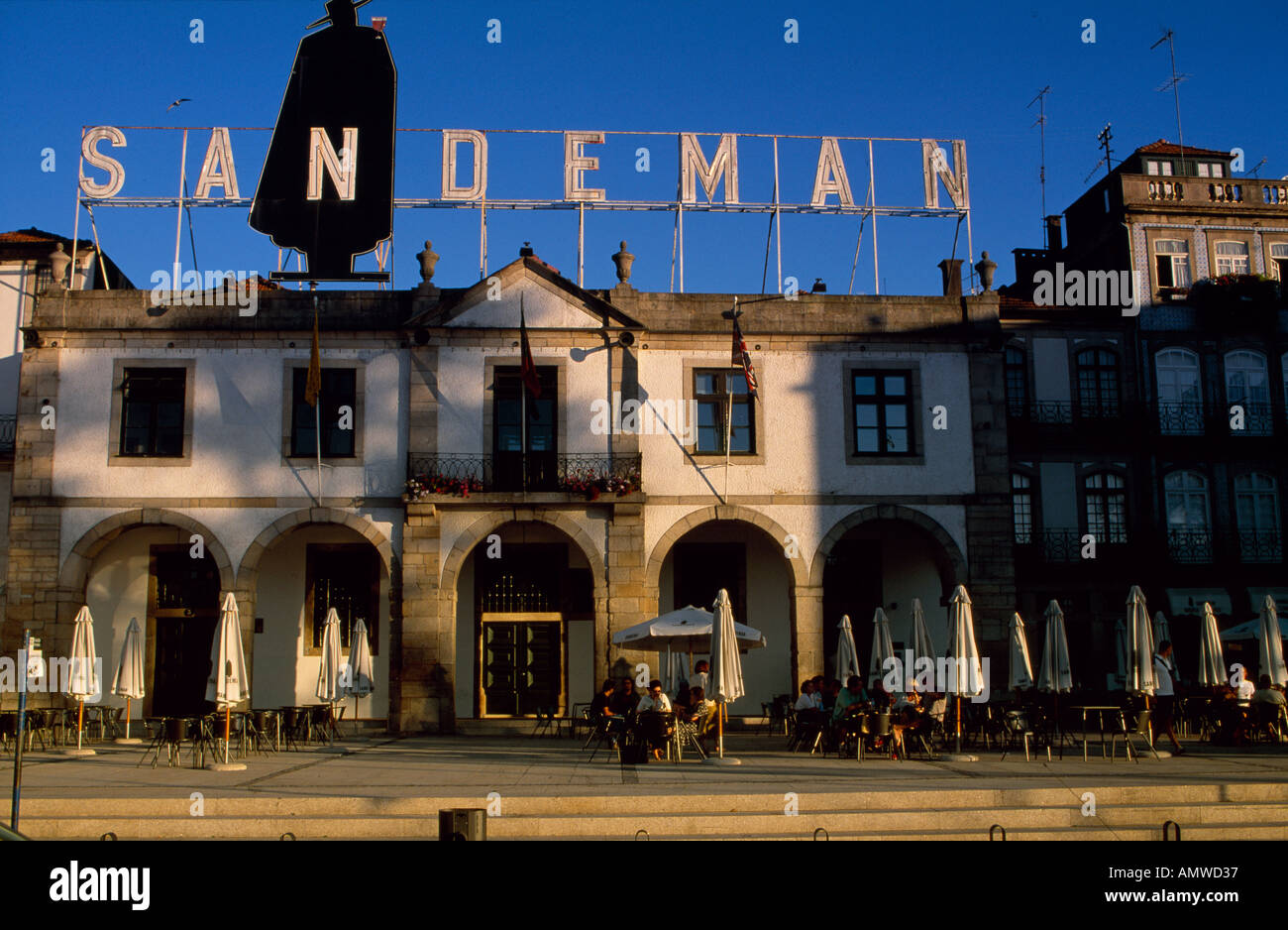 Le bar et le musée de port Sandeman lodge Banque D'Images
