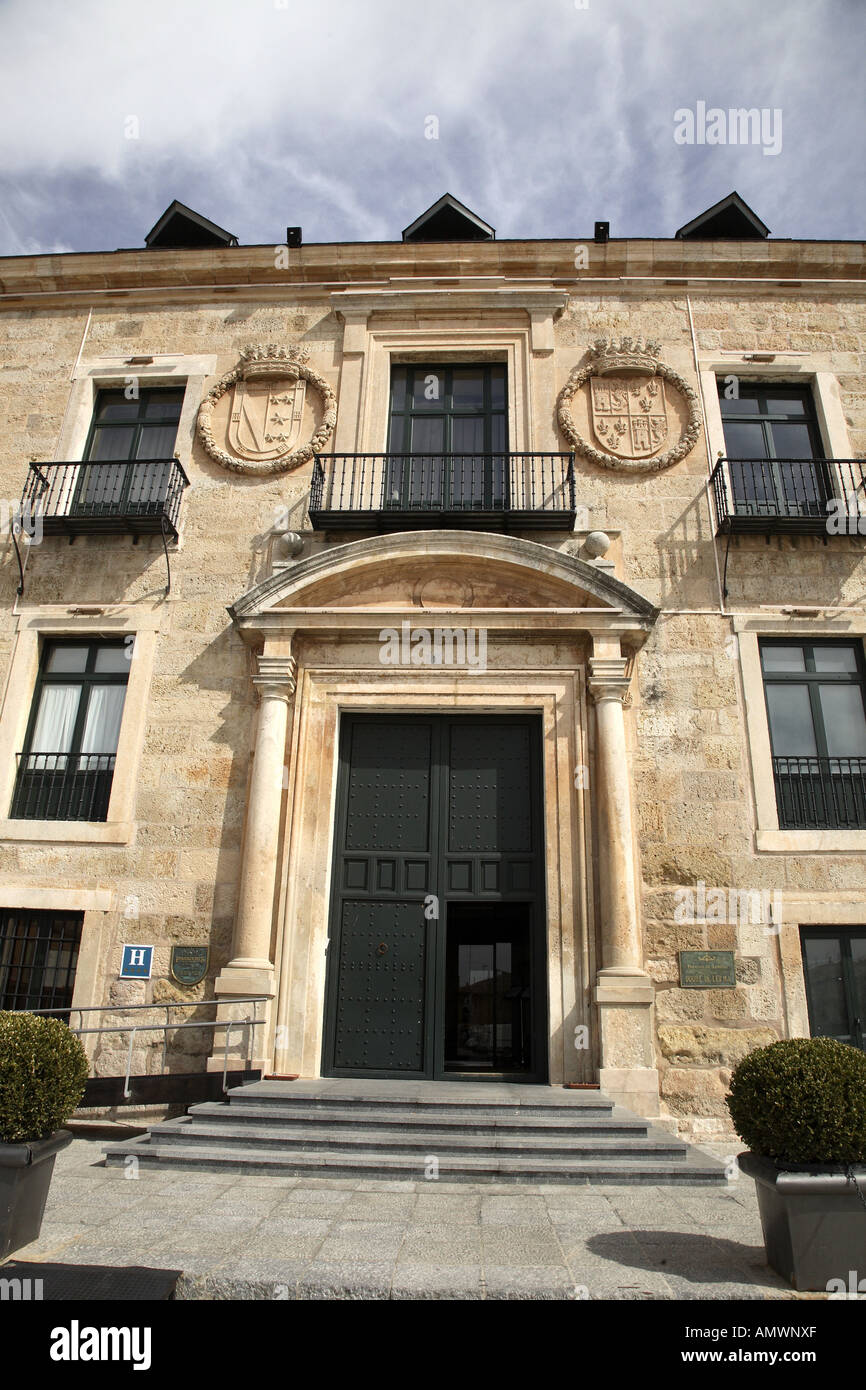 Hôtel Parador, Palacio Ducal Palace, Lerma, Burgos, Castille et Leon, Espagne Banque D'Images