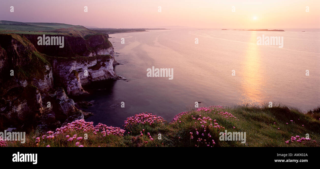 Whiterocks, Causeway Coast, Comté d'Antrim, Irlande du Nord Banque D'Images