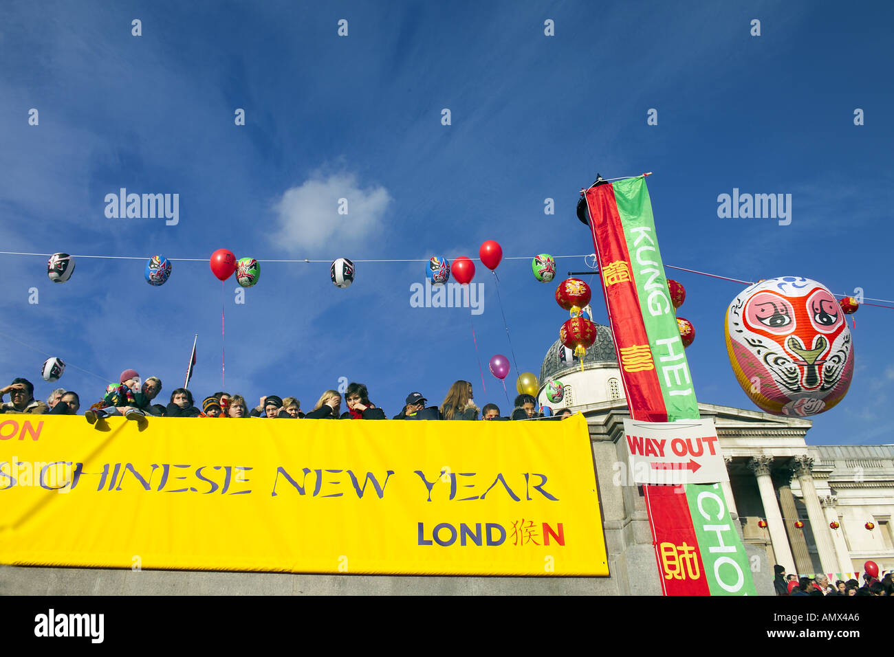 Londres, Nouvel An chinois Banque D'Images
