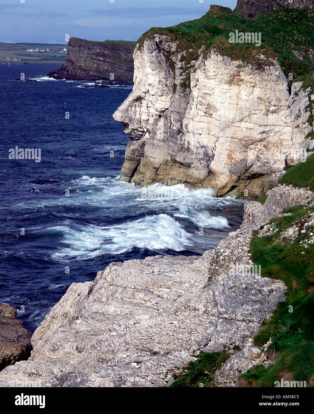 Whiterocks, Causeway Coast, Comté d'Antrim, Irlande du Nord Banque D'Images