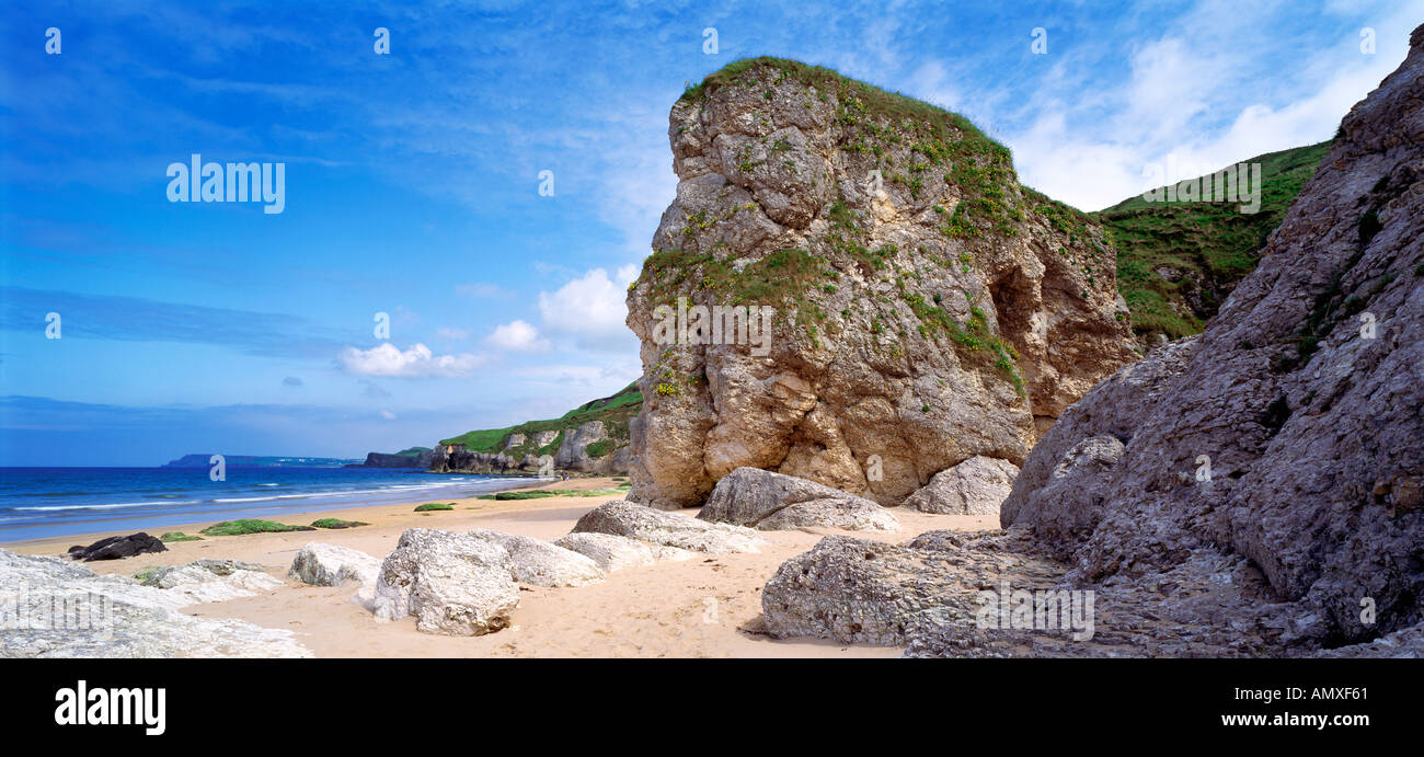 Whiterocks, Causeway Coast, Comté d'Antrim, Irlande du Nord Banque D'Images