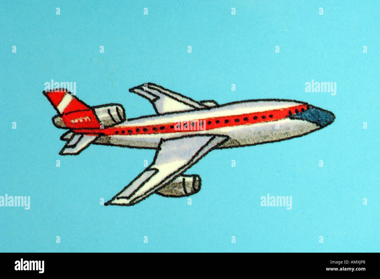 Jet de passagers Banque D'Images