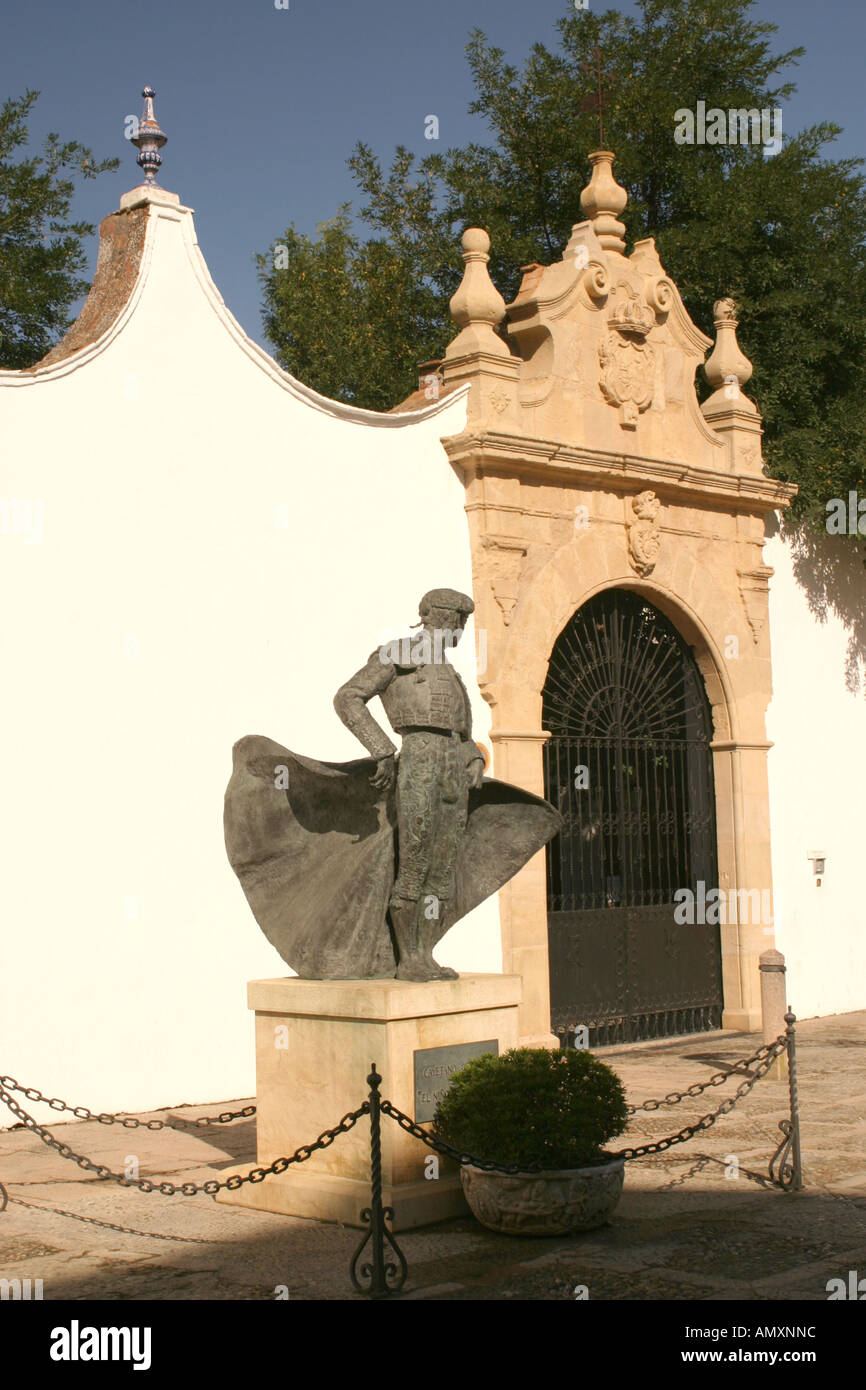 Statue d'Antonio Ordoñez Ronda Espagne Banque D'Images