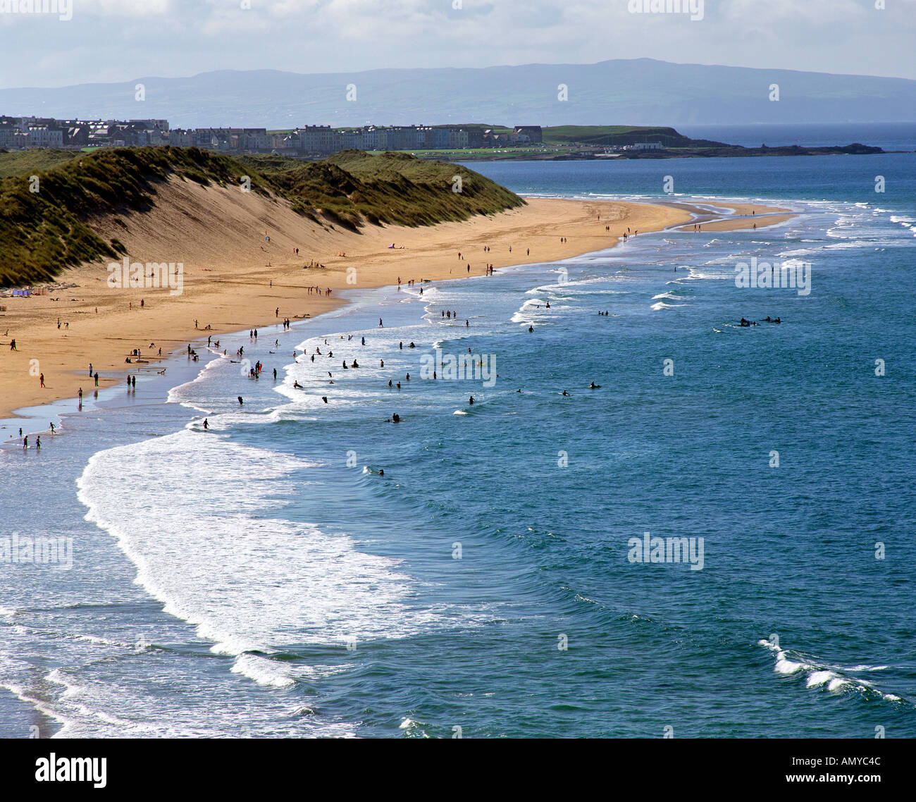 Whiterocks, Causeway Coast, Comté d'Antrim, Irlande du Nord Banque D'Images