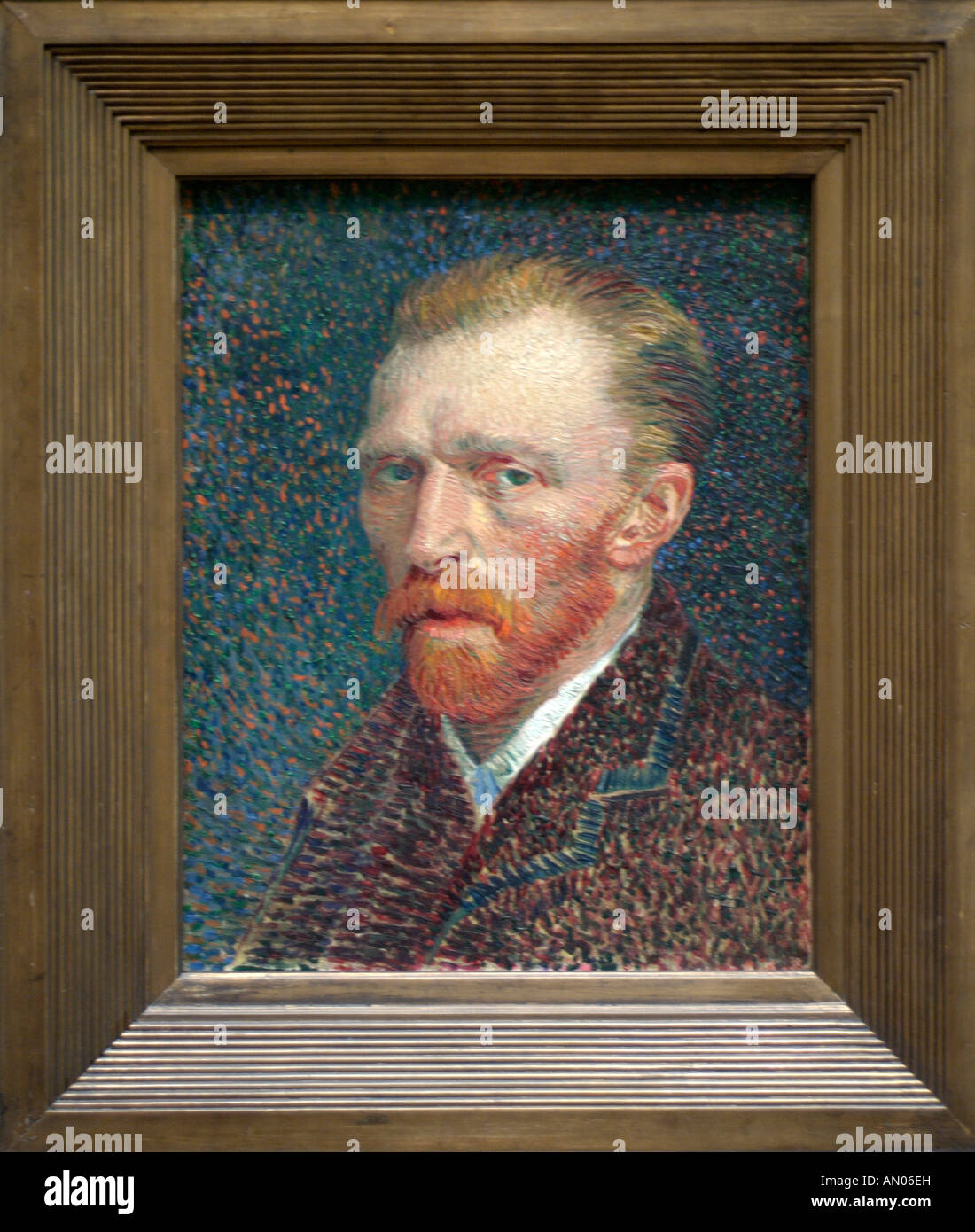 Vincent van gogh autoportrait art institut de chicago Banque de