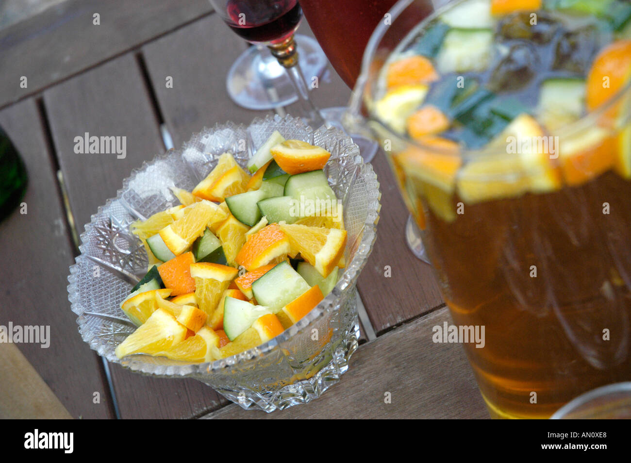 punch aux fruits Banque D'Images