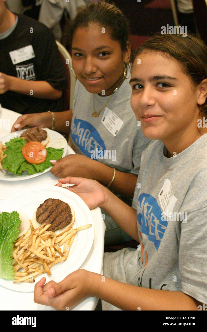 Miami Florida,Marriott Dadeland,Drug Free Youth in Town,Conférence sur le leadership,étudiants élèves éducation élèves élèves,école,campus,apprendre apprend Banque D'Images