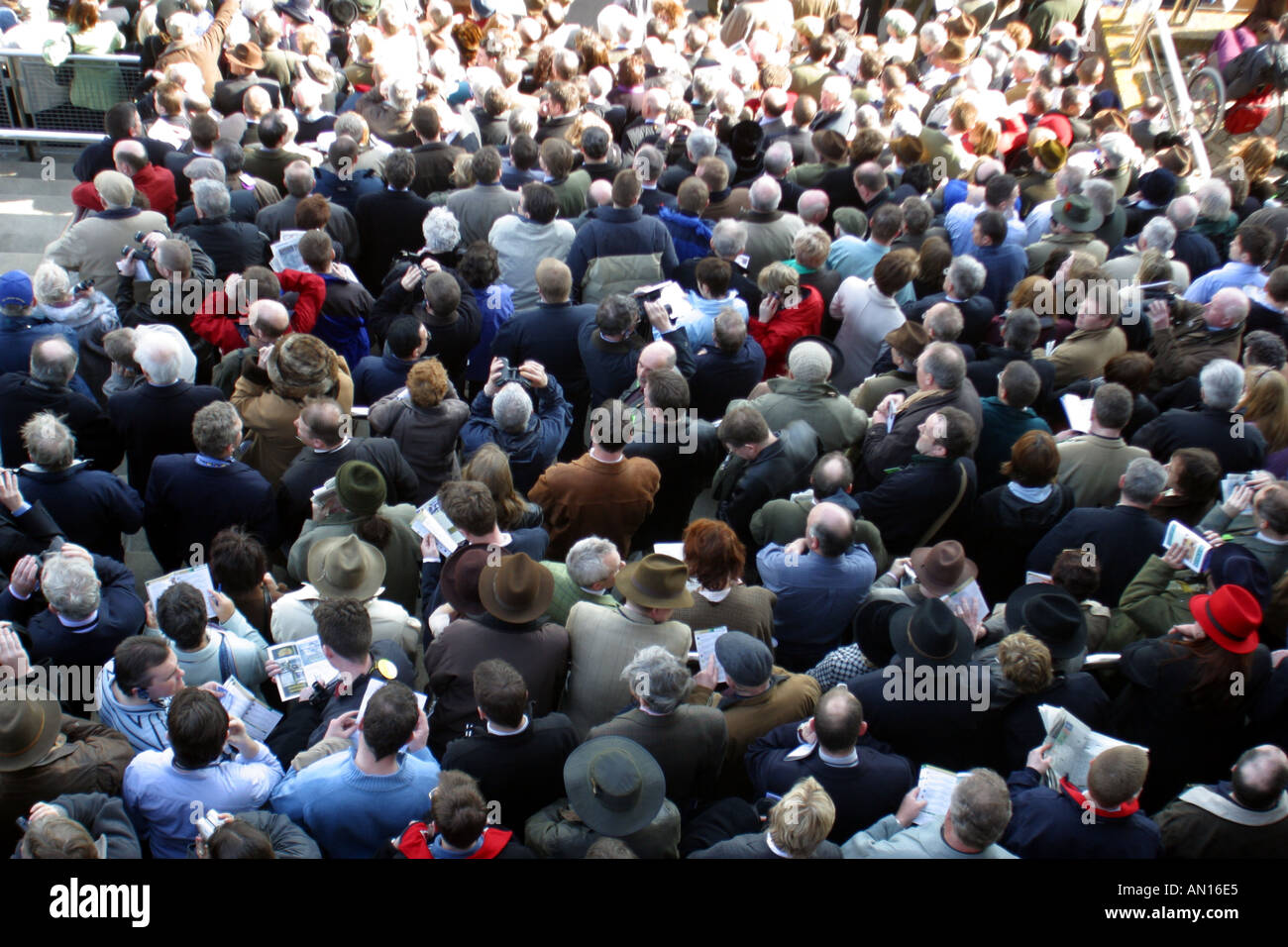 La semaine de la coupe d'or festival de Cheltenham. Banque D'Images