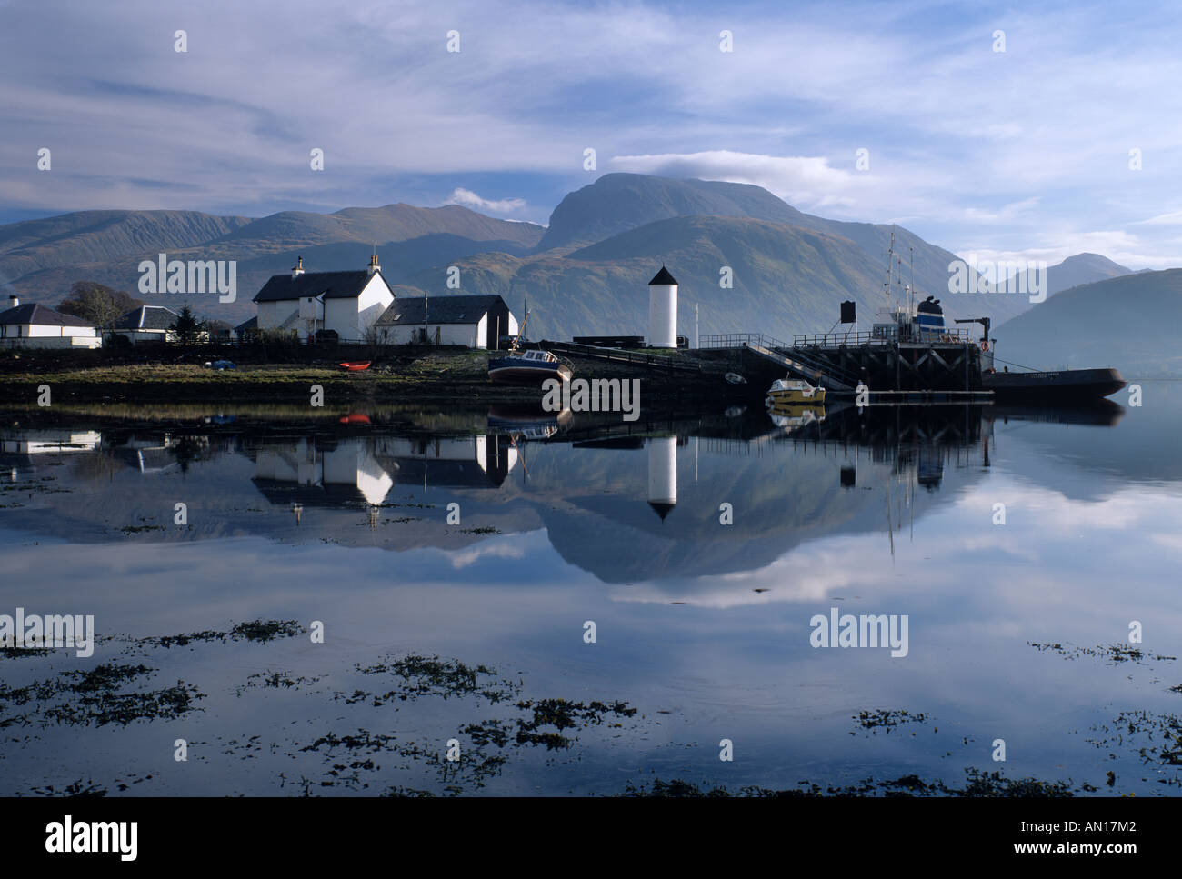 Le Ben Nevis de Corpach Highland Scotland UK Banque D'Images