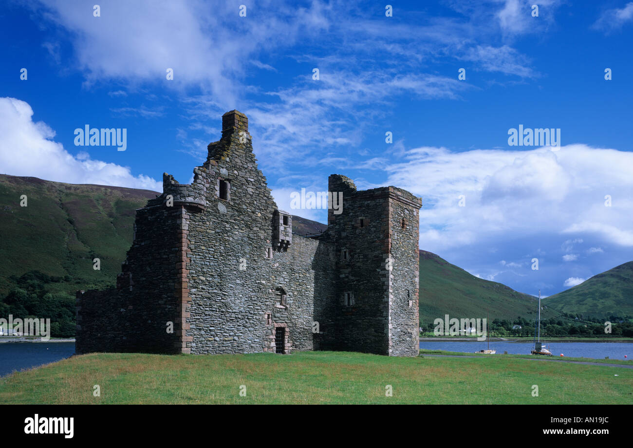 Le Château de Lochranza Strathclyde Arran Scotland UK Banque D'Images