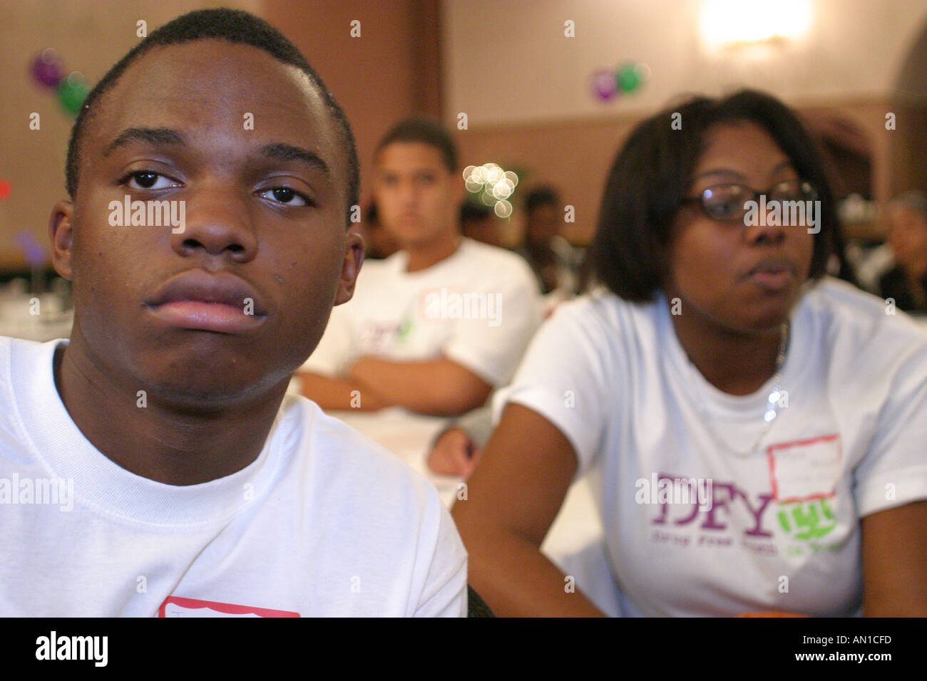 Miami Florida,Kendall,Drug Free Youth in Town DFYIT club,anti-addiction programme organisation à but non lucratif,Summit,adolescents adolescents adolescents adolescents adolescents,St Banque D'Images