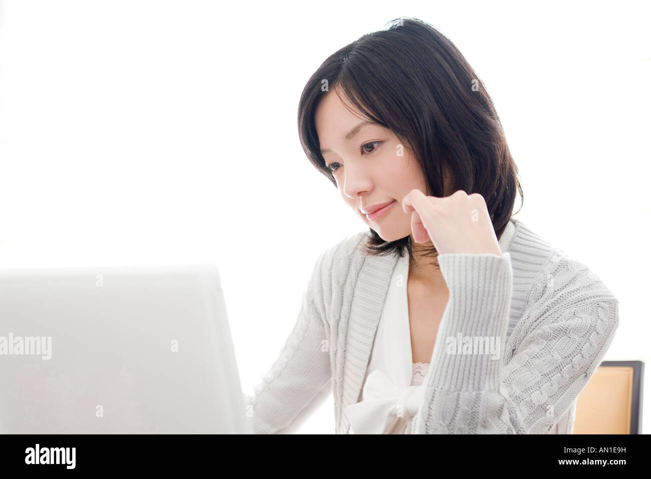 Portrait de femme japonaise Banque D'Images