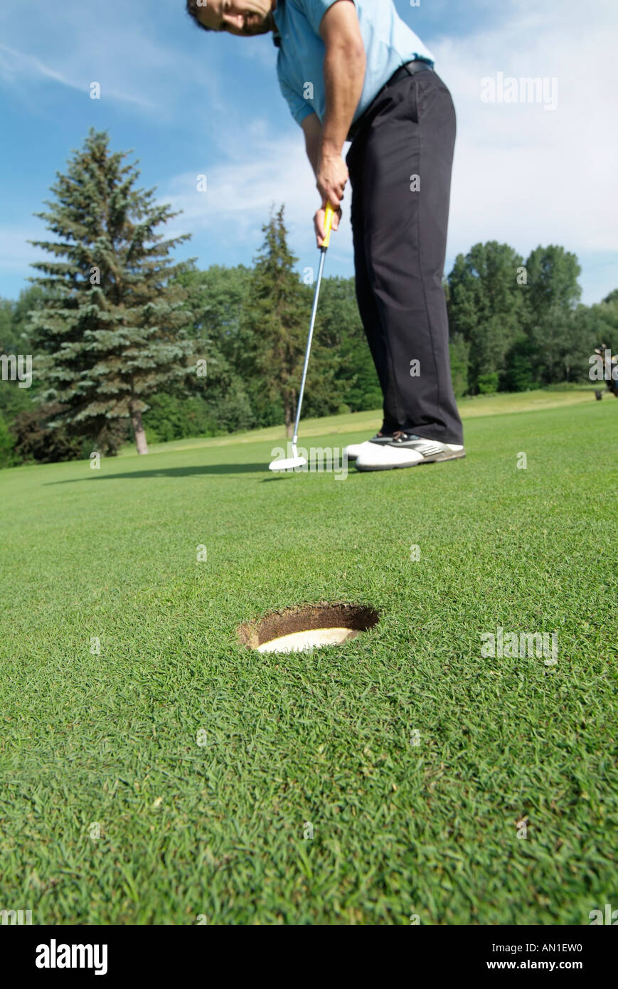 Golf Golf Golf, détail de golfeur sur golf Banque D'Images