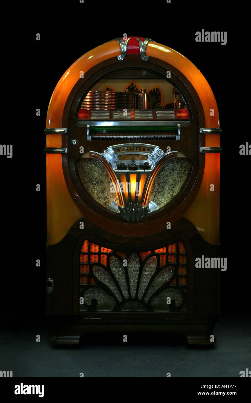 Jukebox Wurlitzer Banque D'Images