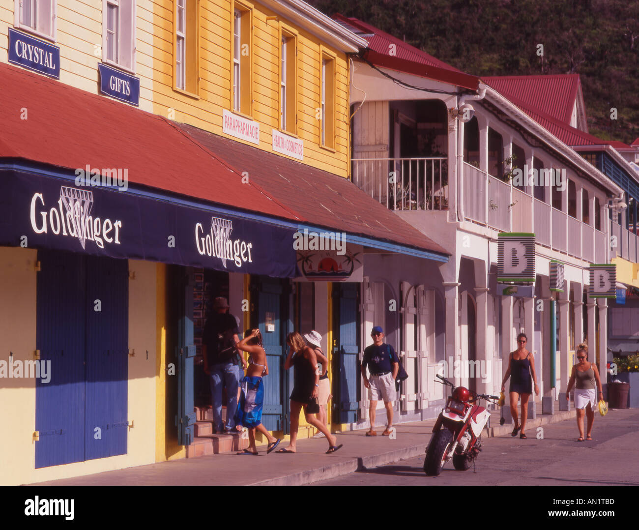 Caraïbes St Barthelemy Gustavia Banque D'Images