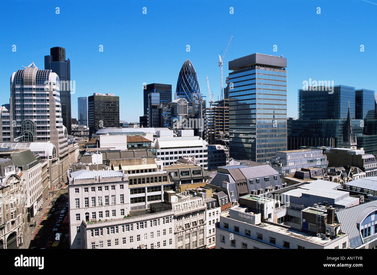 L'Angleterre,Londres,Ville de London Business Salon Skyline Banque D'Images