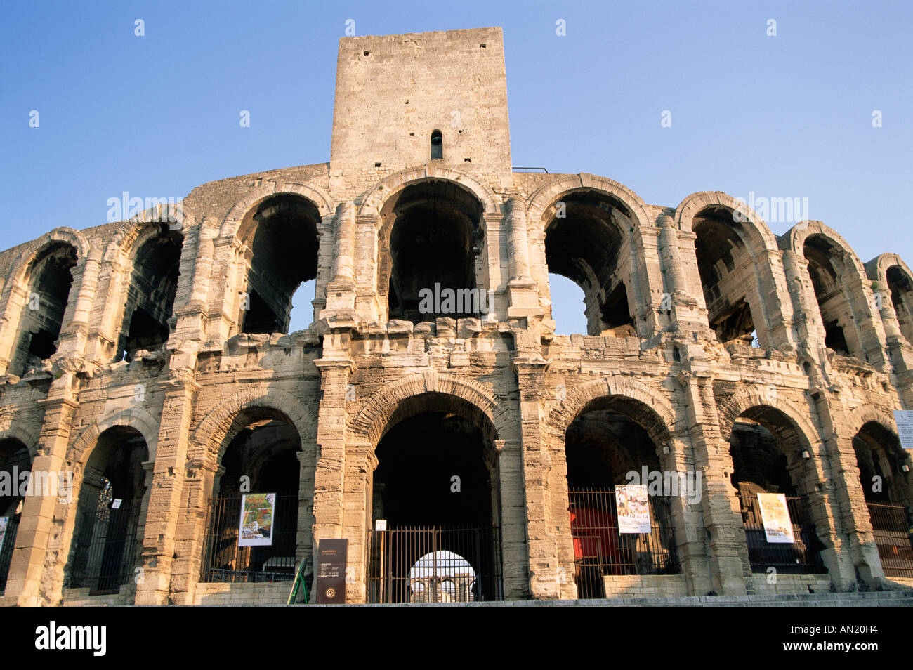 France, Provence, Arles, Roman Amphitheater Banque D'Images