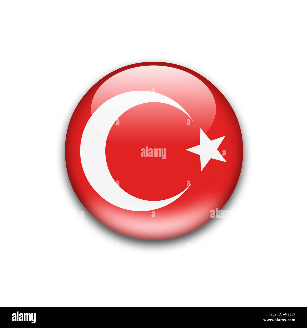 drapeau de la Turquie Banque D'Images