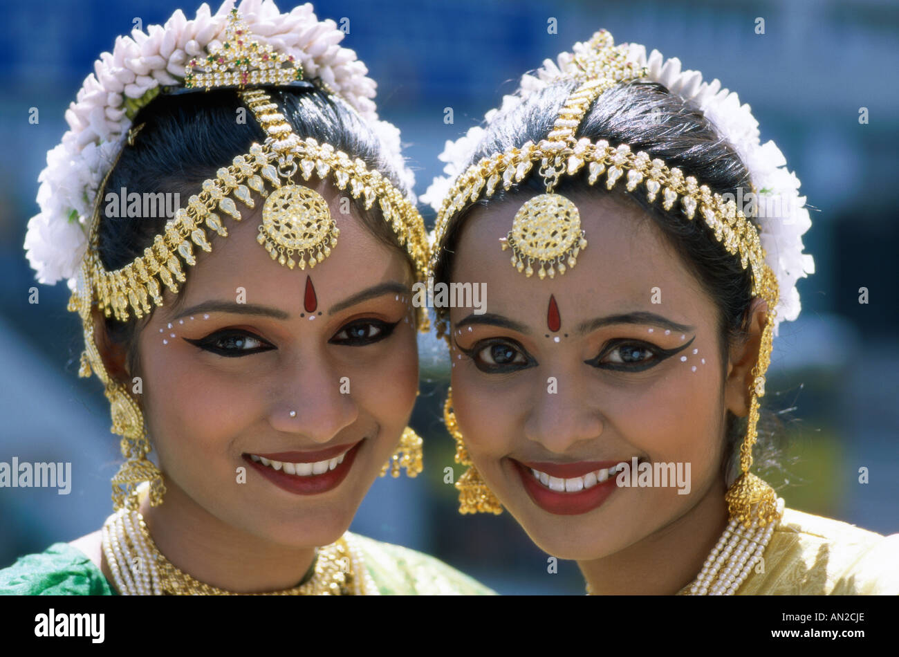 Danseuses / Femmes en costume traditionnel, Mumbai (Bombay), Inde Banque D'Images