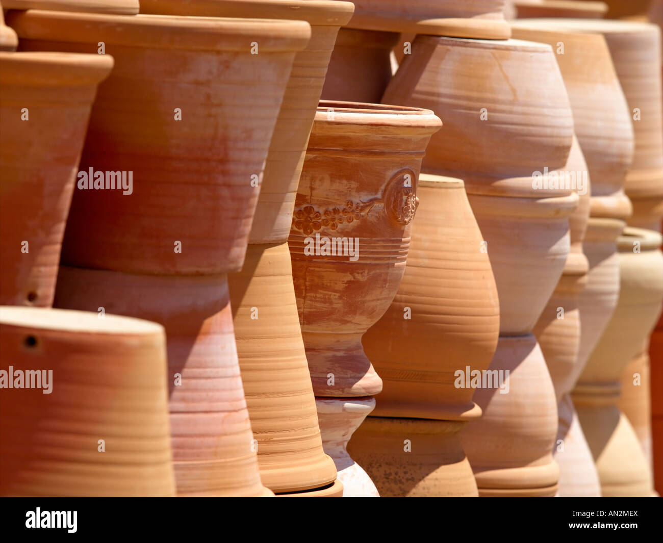 Ibiza, La Poterie Pots de céramique de souvenirs Banque D'Images