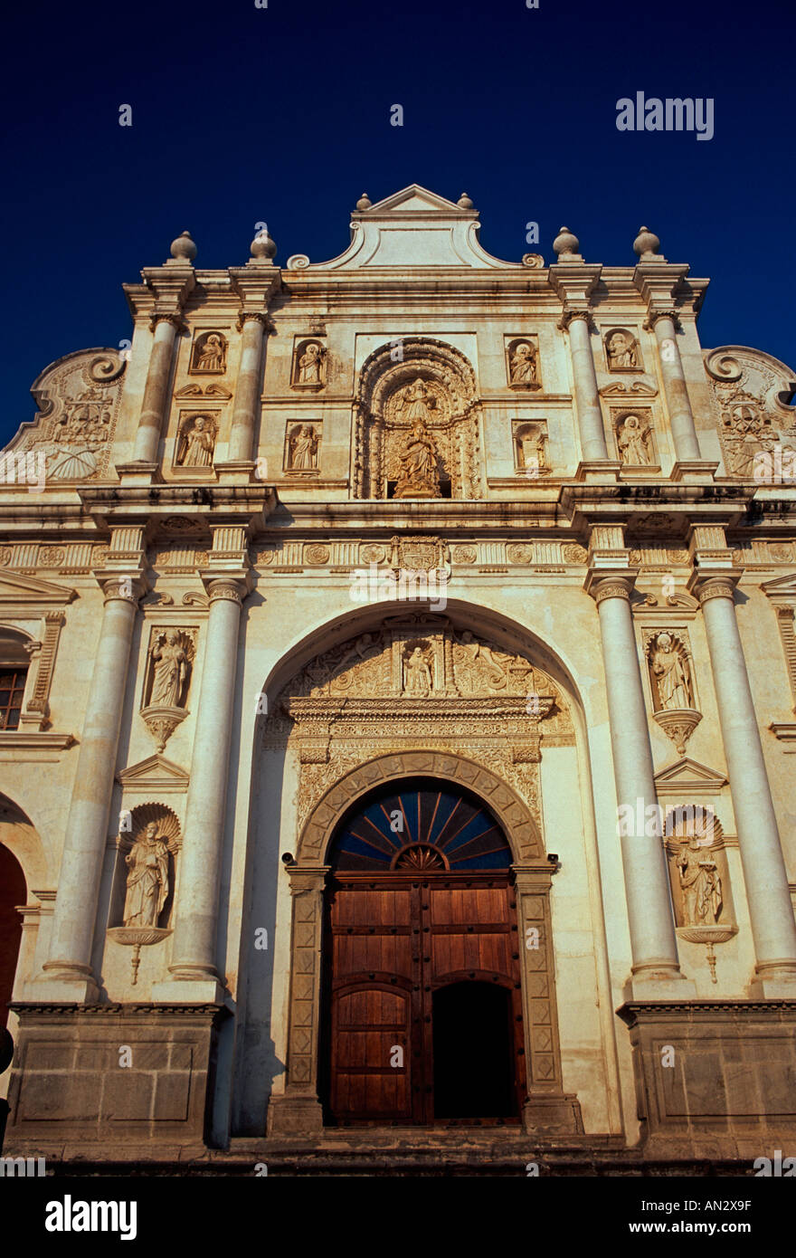 Cathédrale métropolitaine, Catedral Metropolitana, cathédrale catholique romaine, ruine, ruines, l'architecture coloniale espagnole, Antigua, Guatemala Banque D'Images