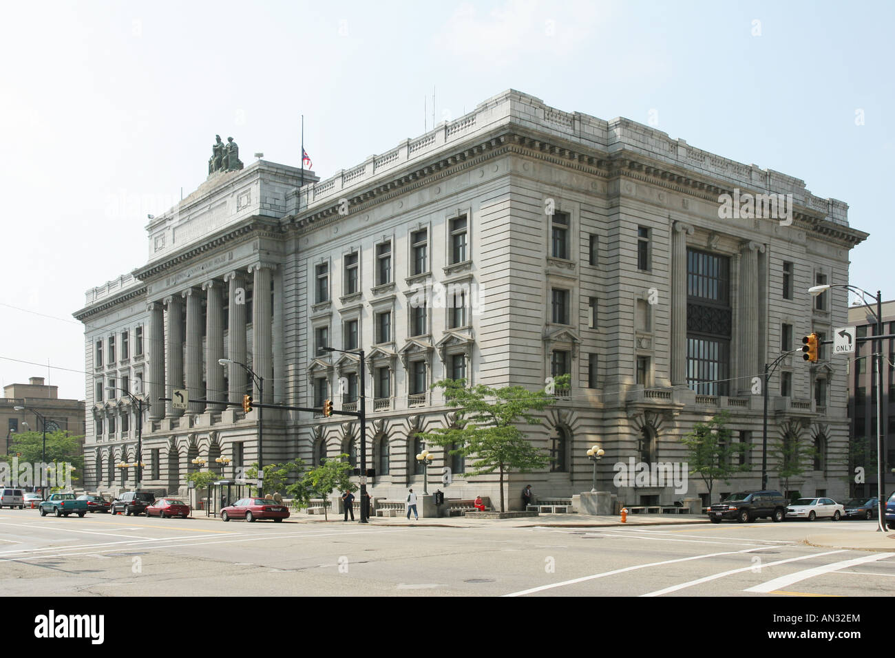 Palais de justice du comté de Mahoning Youngstown Ohio USA Banque D'Images