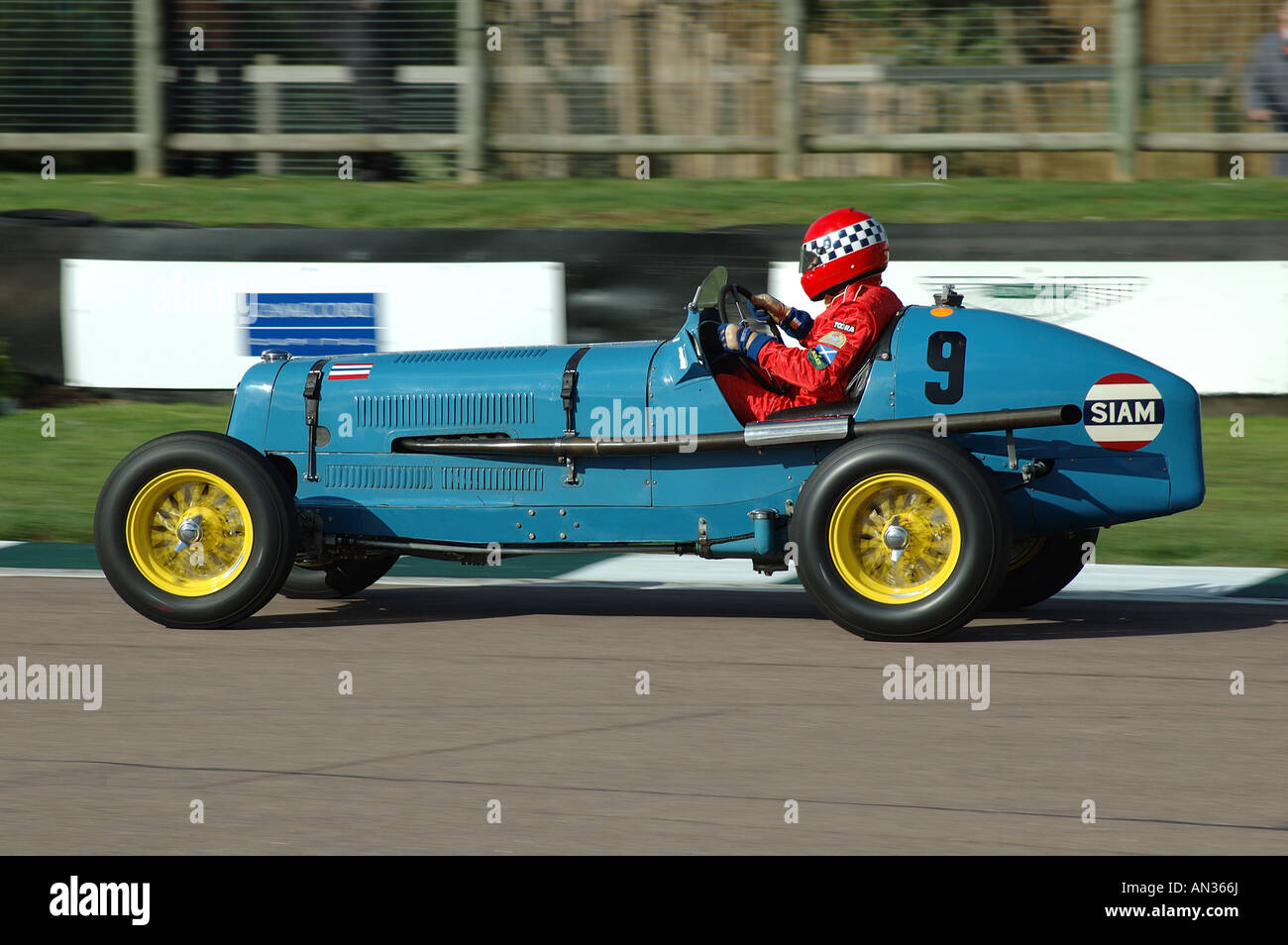 ERA Type B R5B Remus 1936 Course à Goodwood Sussex England UK Banque D'Images