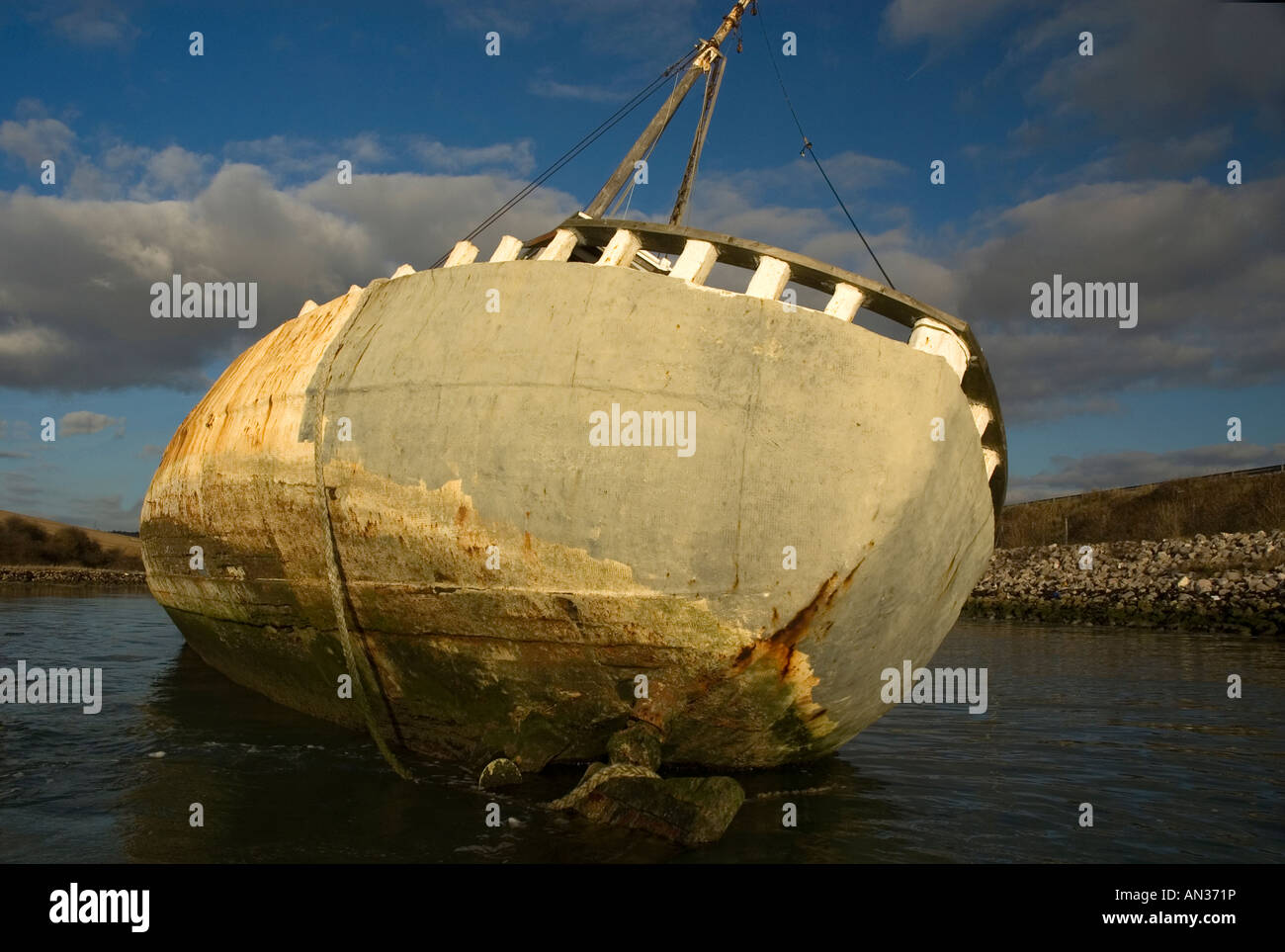 Navire Portsmouth Harbour Hamshire England UK Banque D'Images