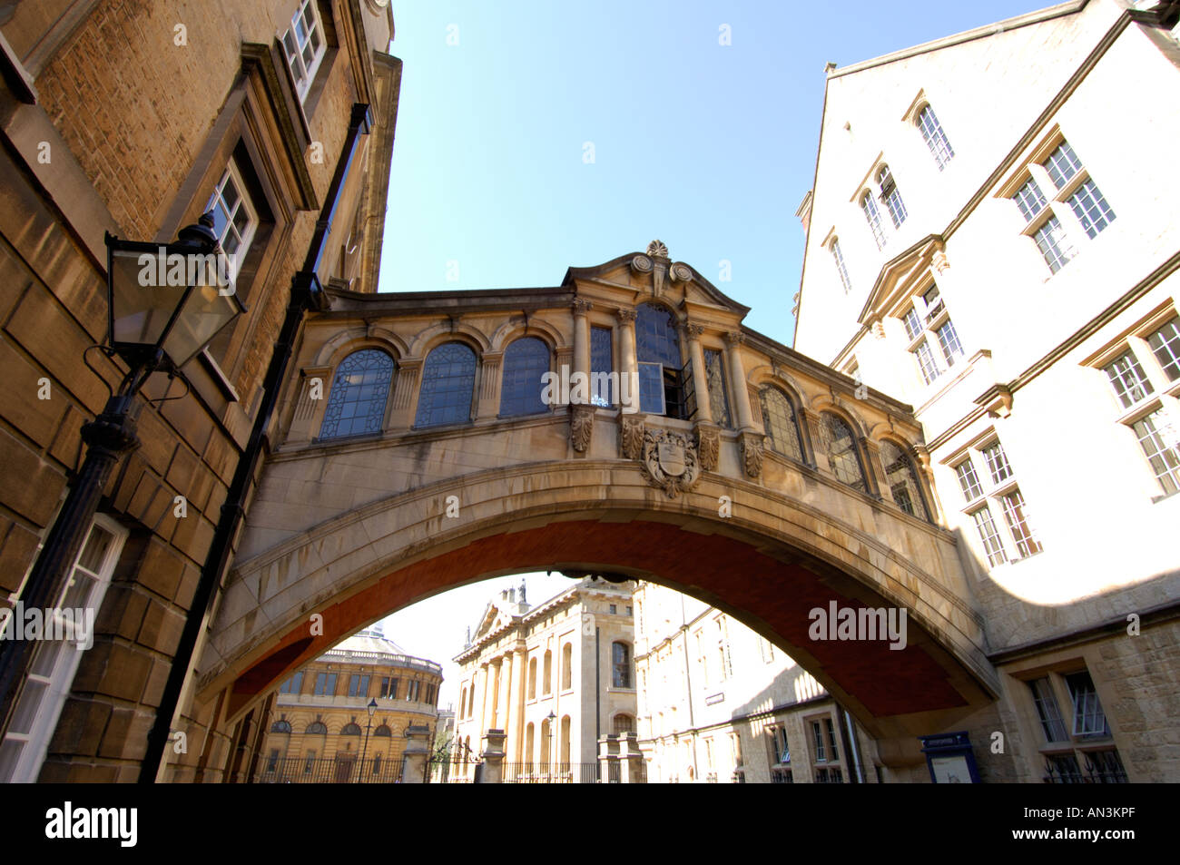 Hertford College Pont des Soupirs Pont du Rialto par l'architecte Sir Thomas Jackson Banque D'Images