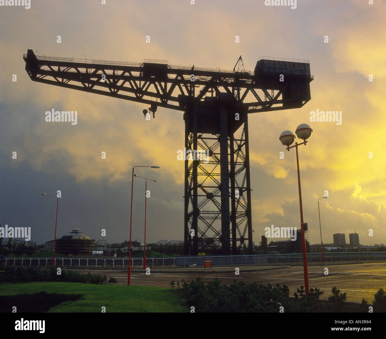 Le Finnestone Crane Glasgow Banque D'Images