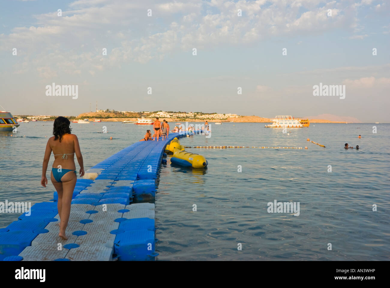 Naama Bay, Sharm el Sheikh, Egypte Banque D'Images
