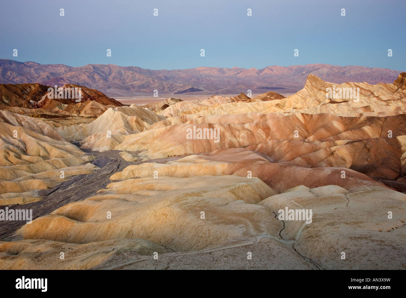 Zabriskie point, Death Valley National Park Banque D'Images